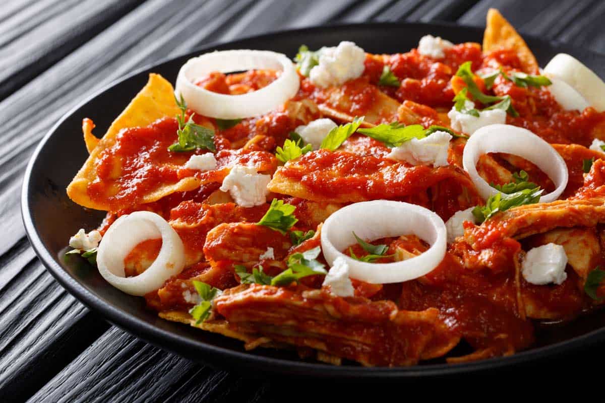 Chilaquiles Rojos Recipe - Comida Mexicana